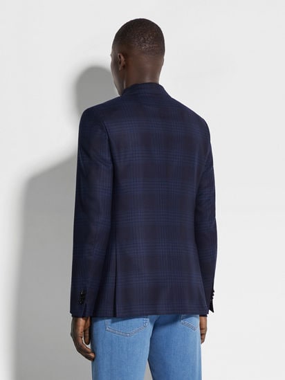 Navy Blue and Blue 15milmil15 Wool Jacket FW24 31720242 Navy Blue and Blue 15milmil15 Wool Jacket FW24 31720242