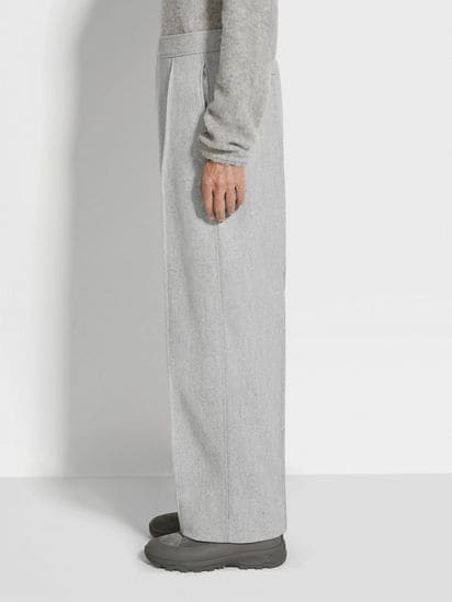 Light Grey Trofeo™ Cashmere Pants FW24 32943602 | Zegna US Light Grey Trofeo™ Cashmere Pants FW24 32943602 | Zegna US