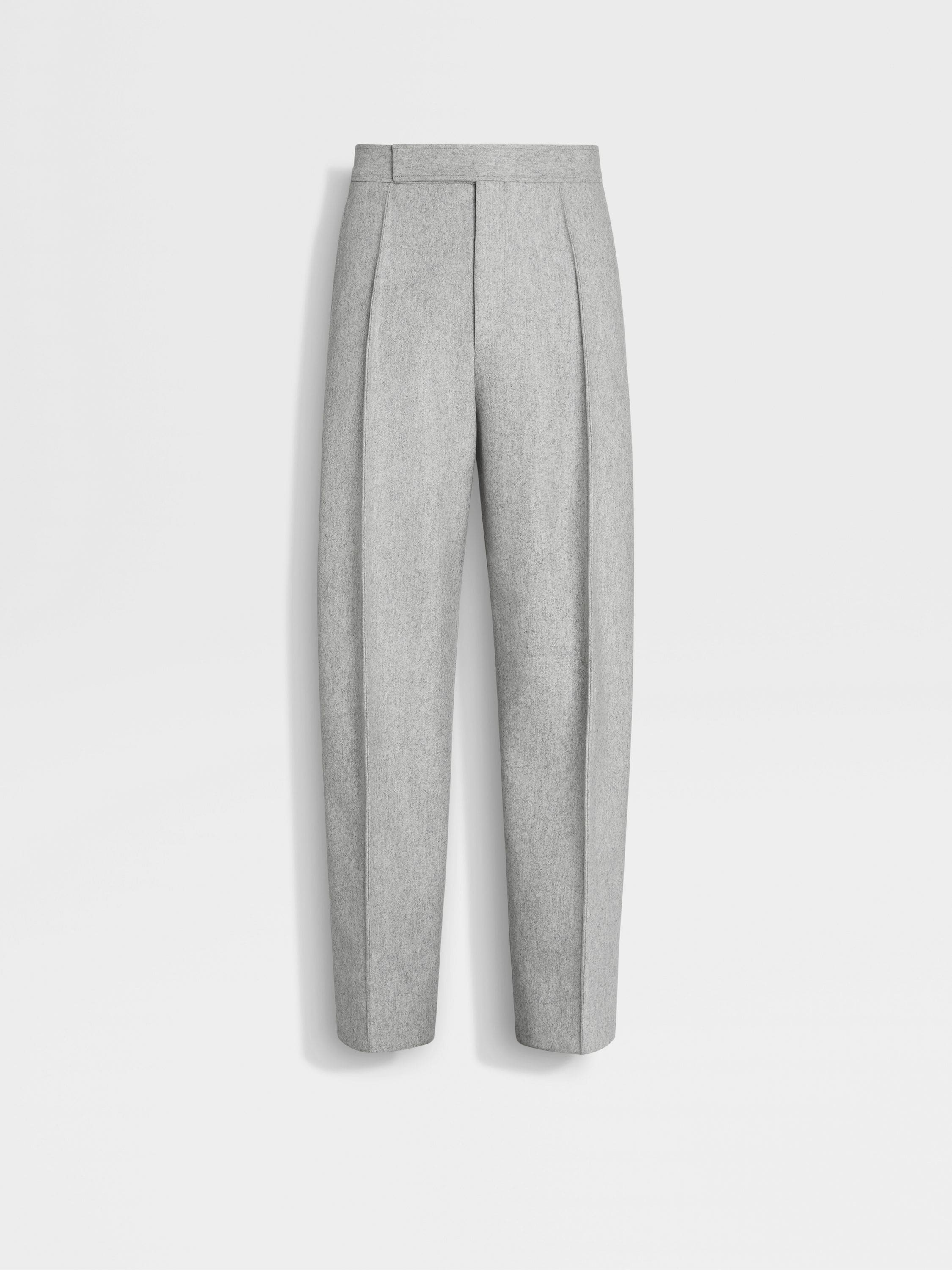 Light Grey Trofeo™ Cashmere Pants FW24 32943602 | Zegna US Light Grey Trofeo™ Cashmere Pants FW24 32943602 | Zegna US