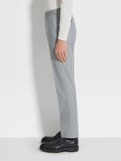 Light Grey Centoventimila Wool Pants FW25 31806906 | Zegna US Light Grey Centoventimila Wool Pants FW25 31806906 | Zegna US