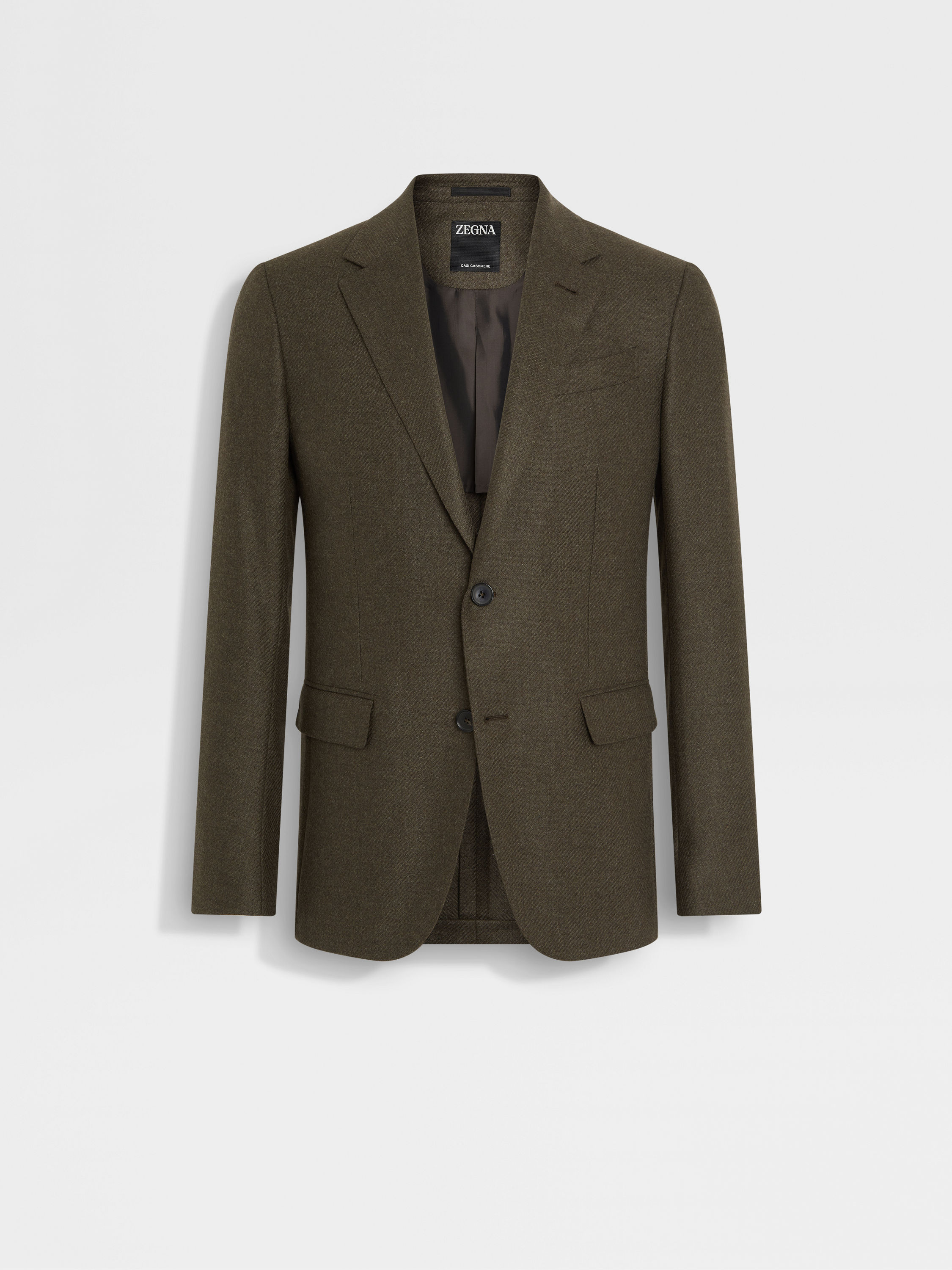 Khaki Multimélange Oasi Cashmere Jacket 