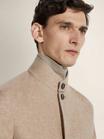 Light Taupe Cashseta Turtleneck SS26 31840672 | Zegna US