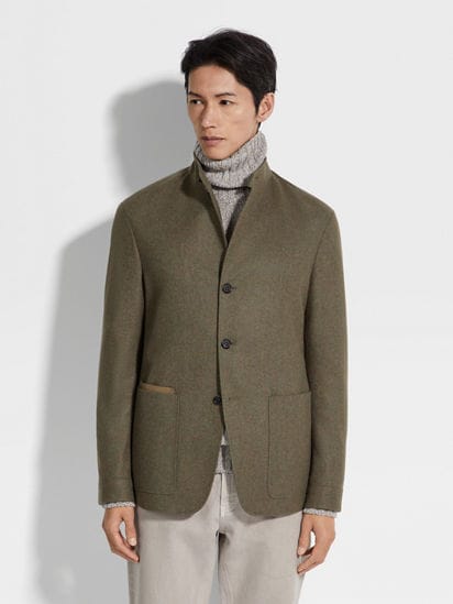 Oasi Cashmere Il Conte Jacket FW25 31870225 | Zegna US Oasi Cashmere Il Conte Jacket FW25 31870225 | Zegna US