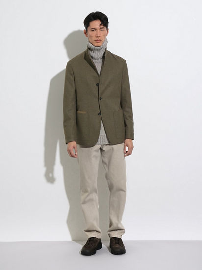 Oasi Cashmere Il Conte Jacket FW25 31870225 | Zegna US Oasi Cashmere Il Conte Jacket FW25 31870225 | Zegna US