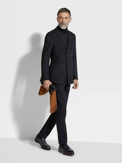 Black Oasi Cashmere Jacket FW24 32132511 | Zegna US Black Oasi Cashmere Jacket FW24 32132511 | Zegna US