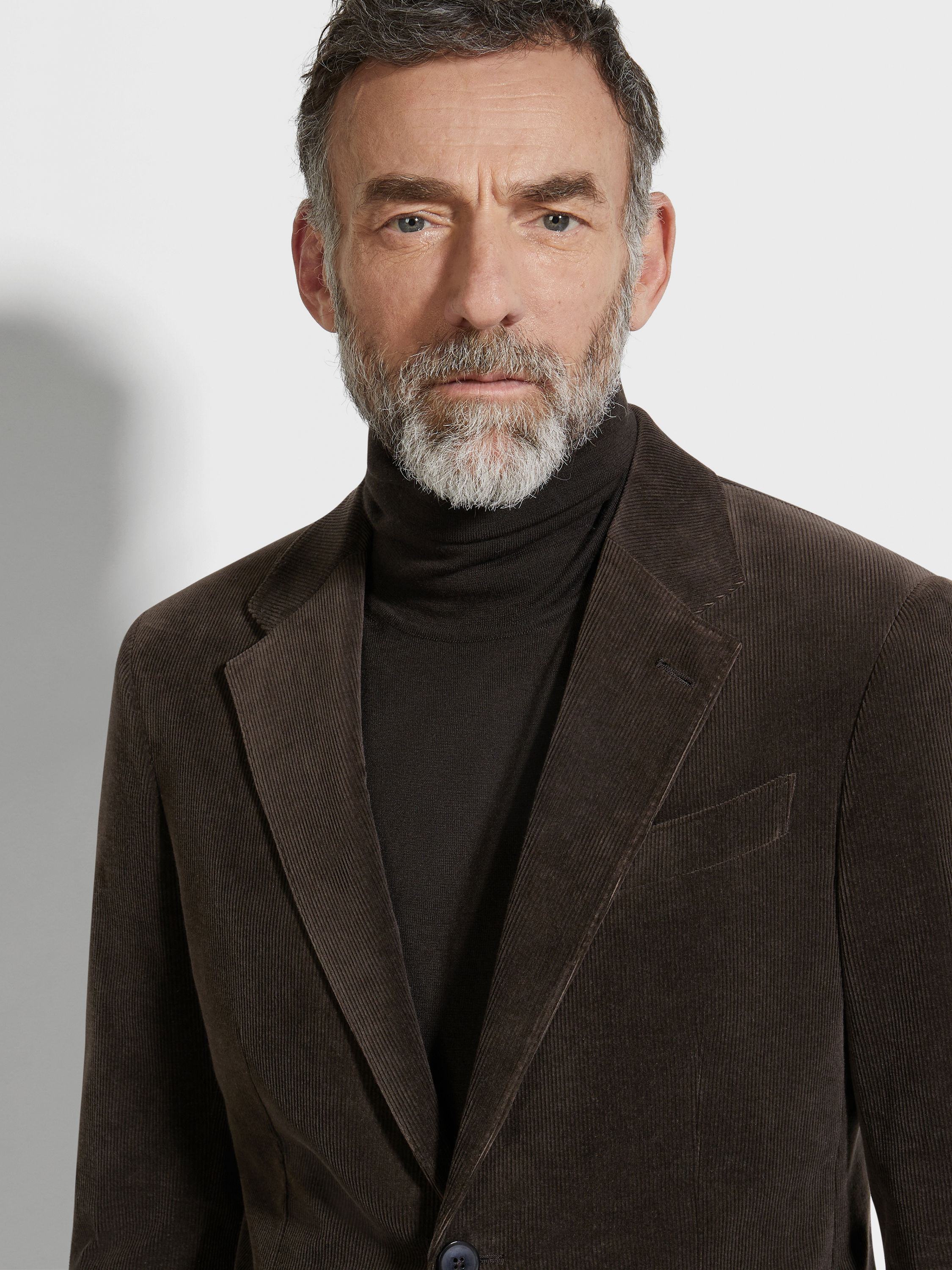 Dark Brown Cashco Jacket Product detail photo #2