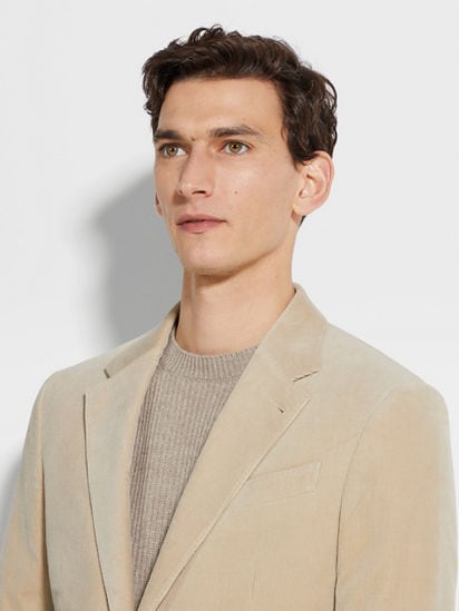 ライトベージュ Cashcoジャケット FW25 32132423 | Zegna JP ライトベージュ Cashcoジャケット FW25 32132423 | Zegna JP