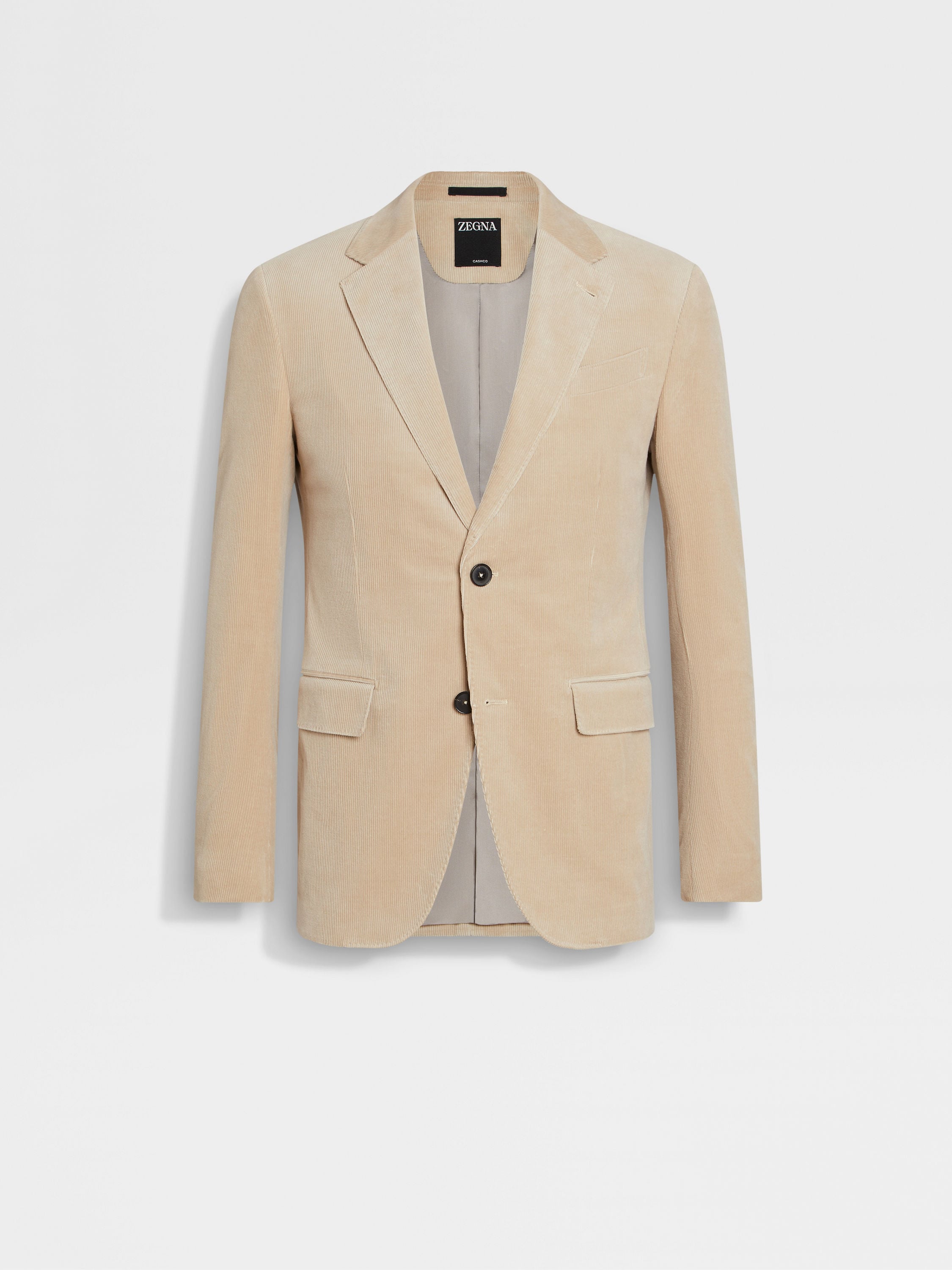 Light Beige Cashco Jacket FW25 32132423 | Zegna NL Light Beige Cashco Jacket FW25 32132423 | Zegna NL