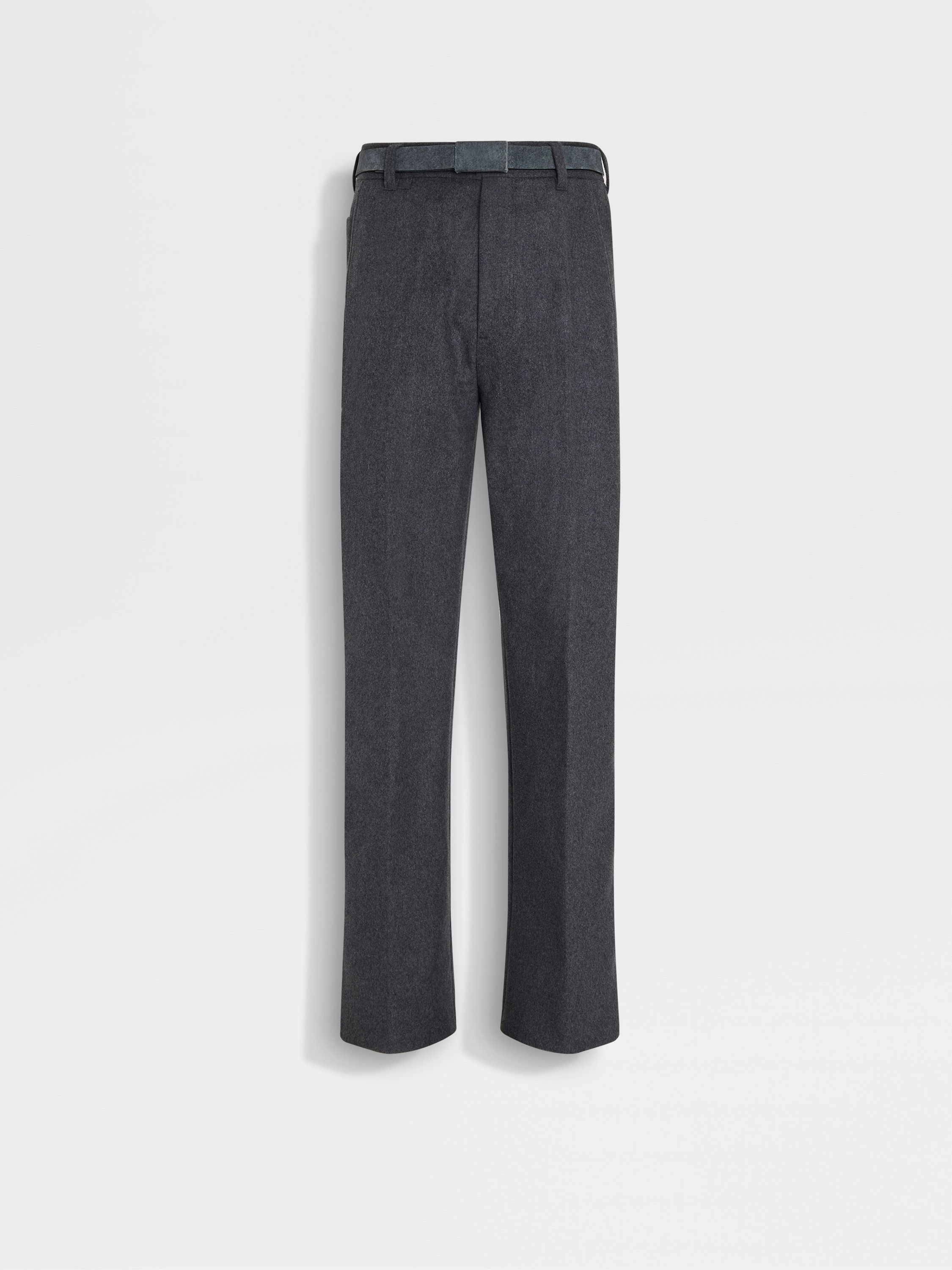 Dark Grey Wool and Cashmere Pants FW24 32316243 | Zegna US Dark Grey Wool and Cashmere Pants FW24 32316243 | Zegna US