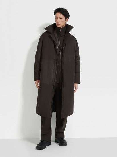 Dark Brown Wool Pants FW24 32623670 | Zegna SE Dark Brown Wool Pants FW24 32623670 | Zegna SE