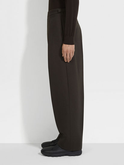 Dark Brown Wool Pants FW24 32623670 | Zegna US Dark Brown Wool Pants FW24 32623670 | Zegna US