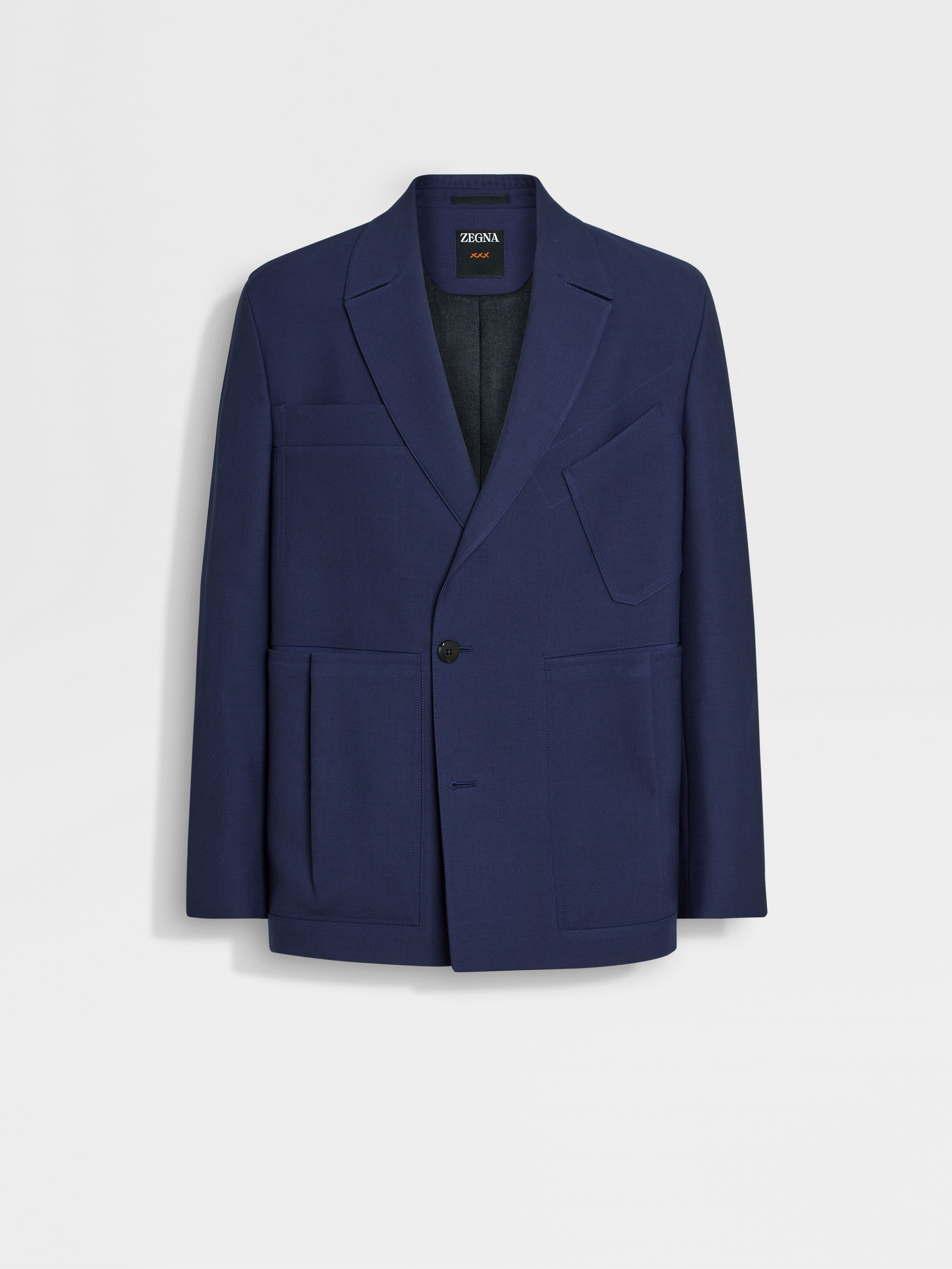 Ink Blue Wool Jacket