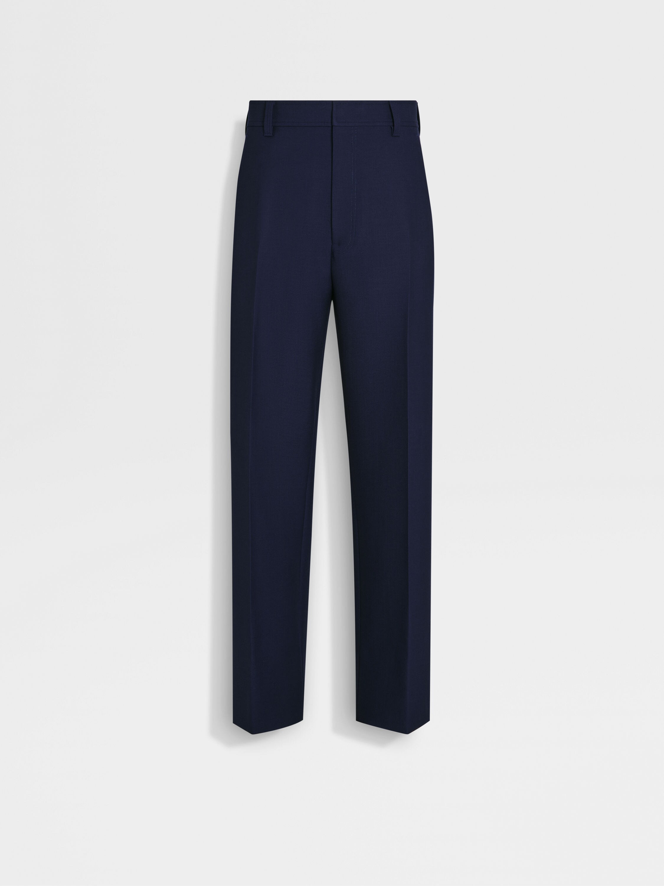 Ink Blue Wool Pants 