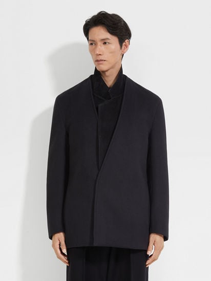 Black Trofeo™ Cashmere Jacket FW24 32940804 | Zegna US Black Trofeo™ Cashmere Jacket FW24 32940804 | Zegna US