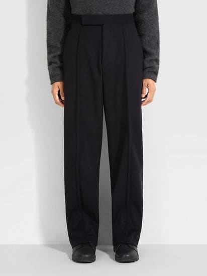 Black Trofeo™ Cashmere Pants FW24 32940860 | Zegna US Black Trofeo™ Cashmere Pants FW24 32940860 | Zegna US