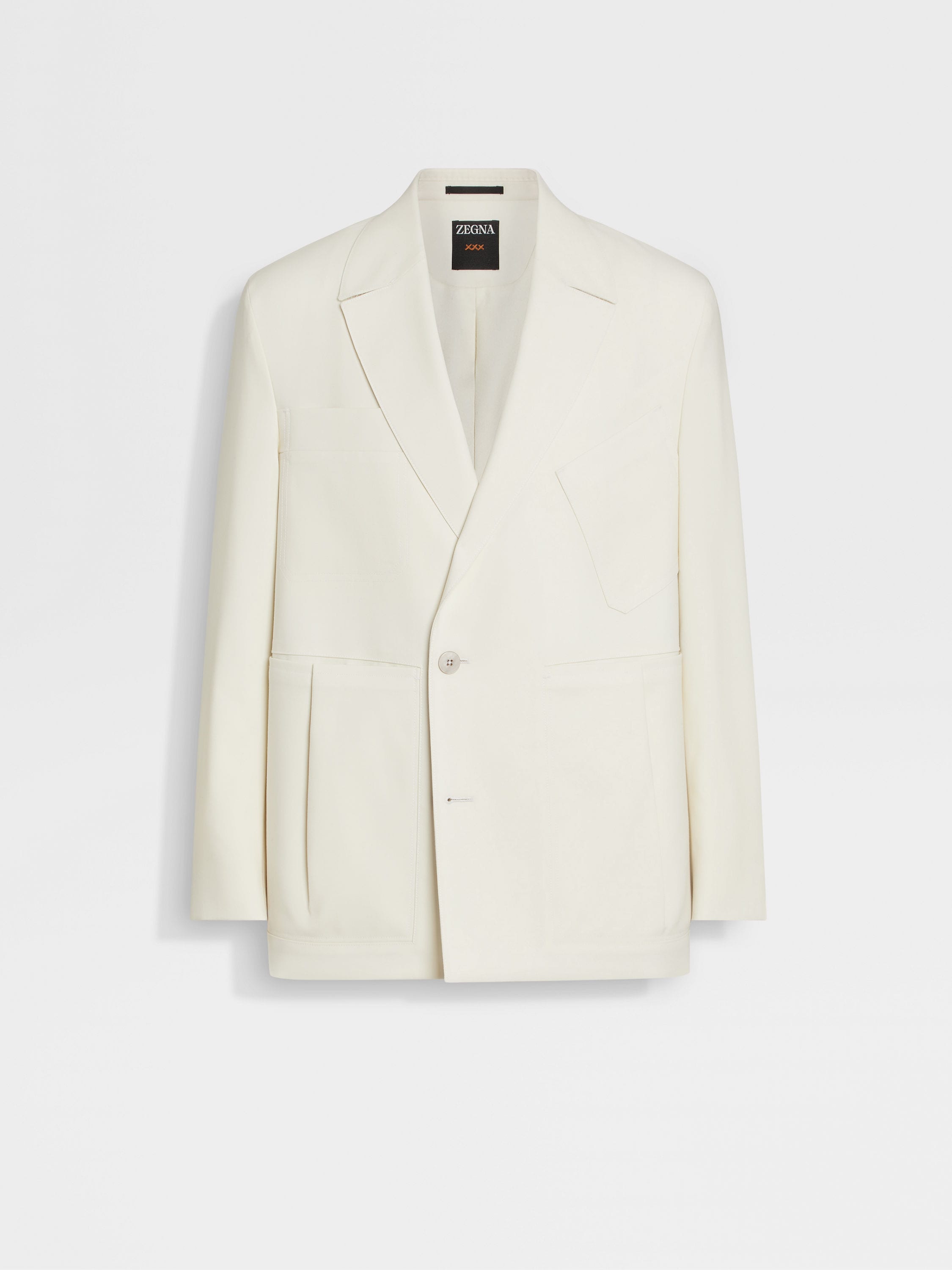 White Wool Jacket 