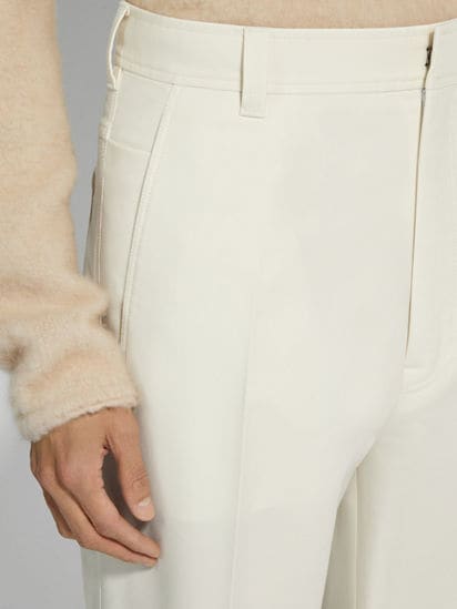 White Wool Pants FW24 32941323 | Zegna US White Wool Pants FW24 32941323 | Zegna US