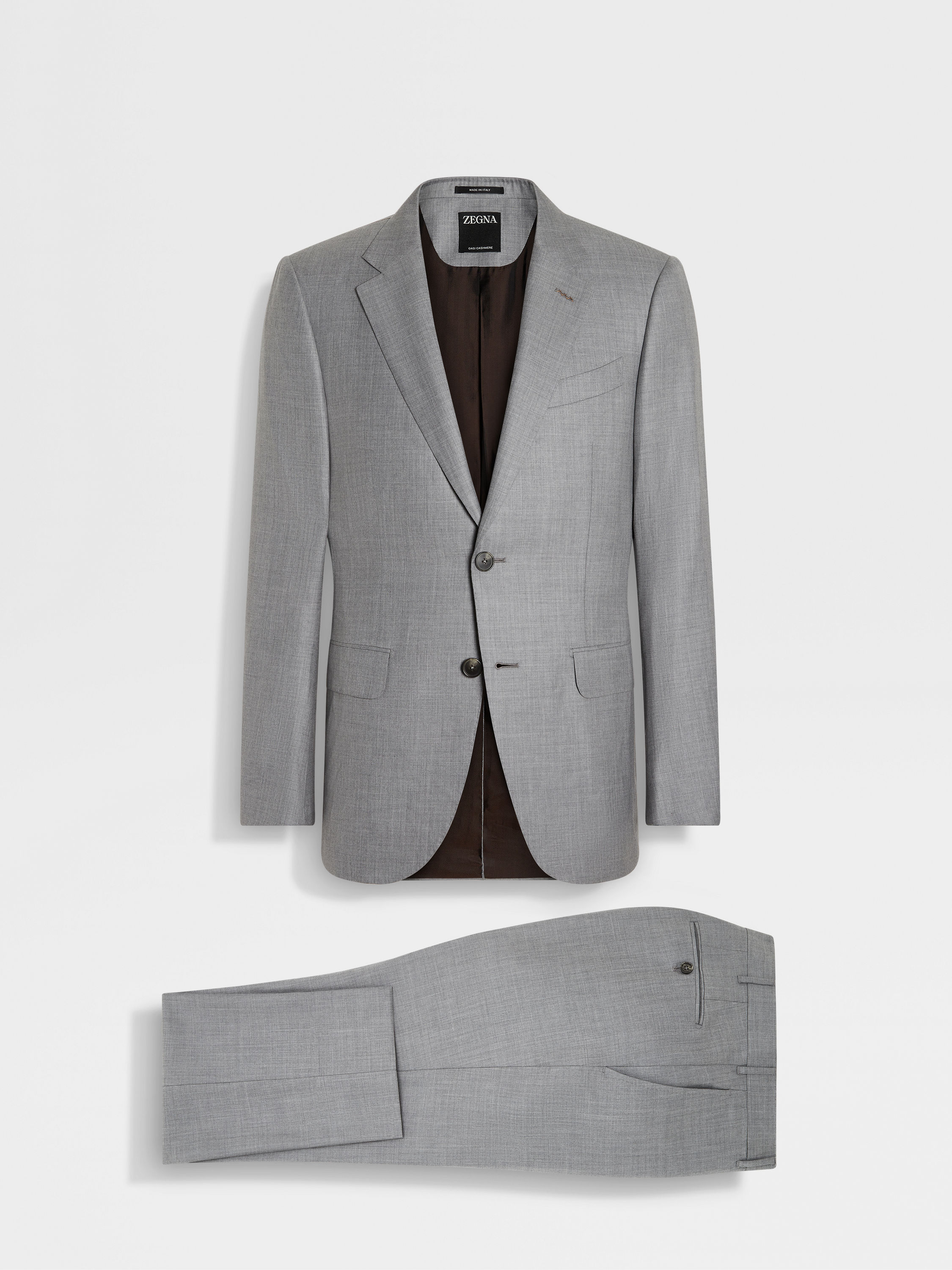 Light Grey Oasi Cashmere Suit Product detail photo #1