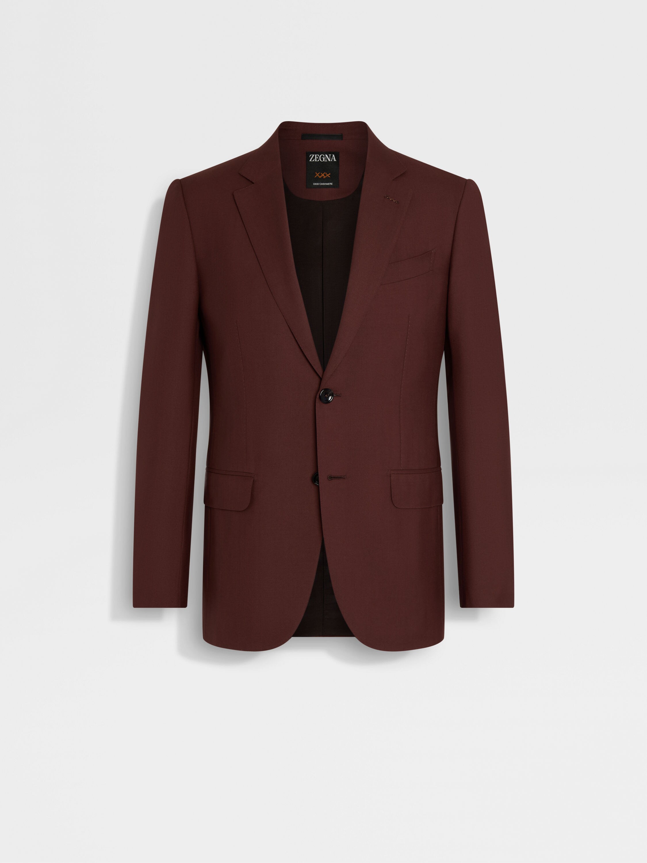 Brick Red Oasi Cashmere Jacket Product detail photo #1