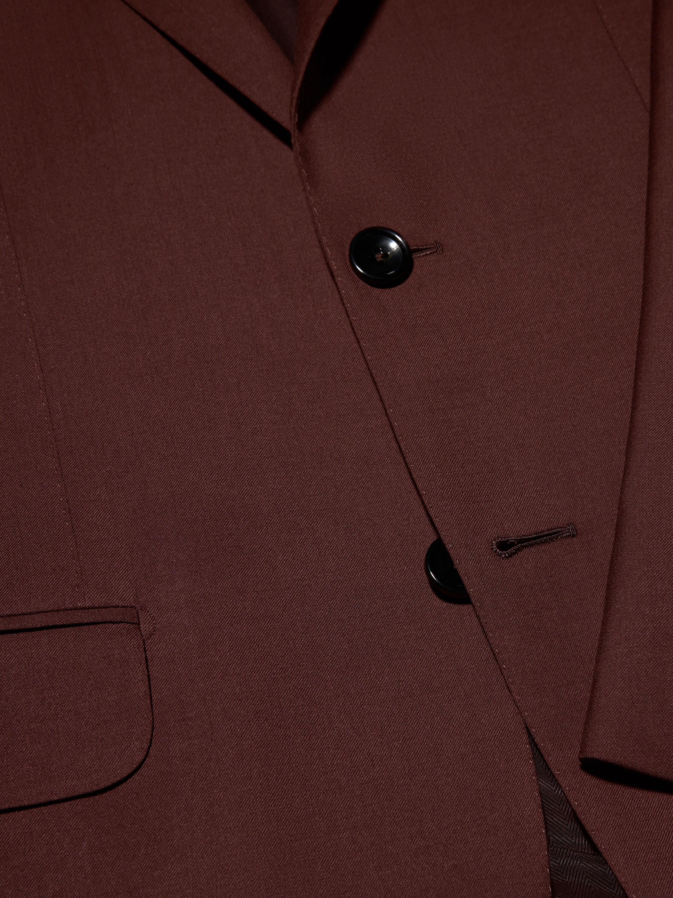 Brick Red Oasi Cashmere Jacket Product detail photo #2