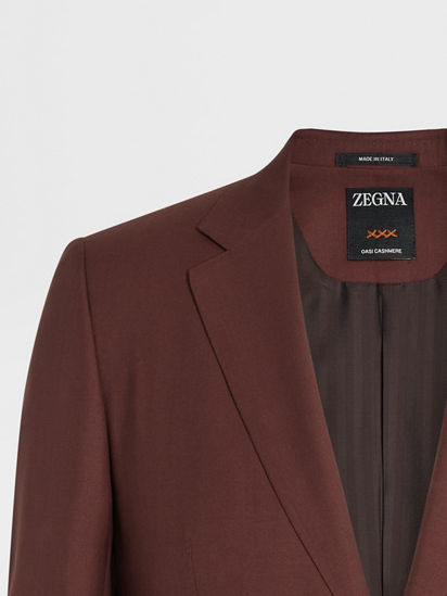 ZEGNA OASI CASHMERE ビジネススーツ ブラウン系 Dark Brown Oasi Cashmere Suit SS25 31807683 | Zegna US