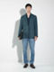 Teal Blue Cashmere Silk and Linen Jacket