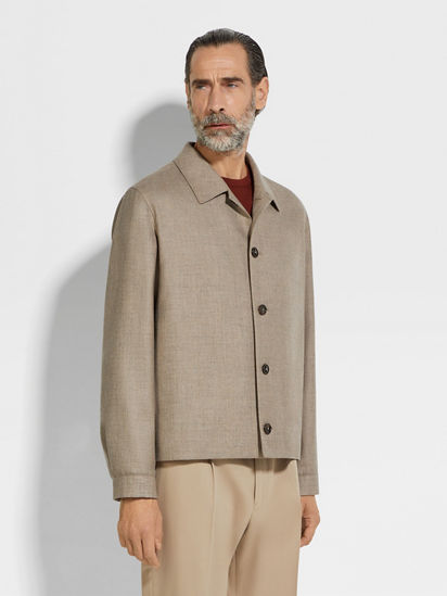 Buy Stone Canvas Chore 100% Cotton Jacket With Corduroy