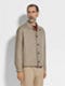 Cashmere Silk and Linen Chore Jacket Product detail photo #3