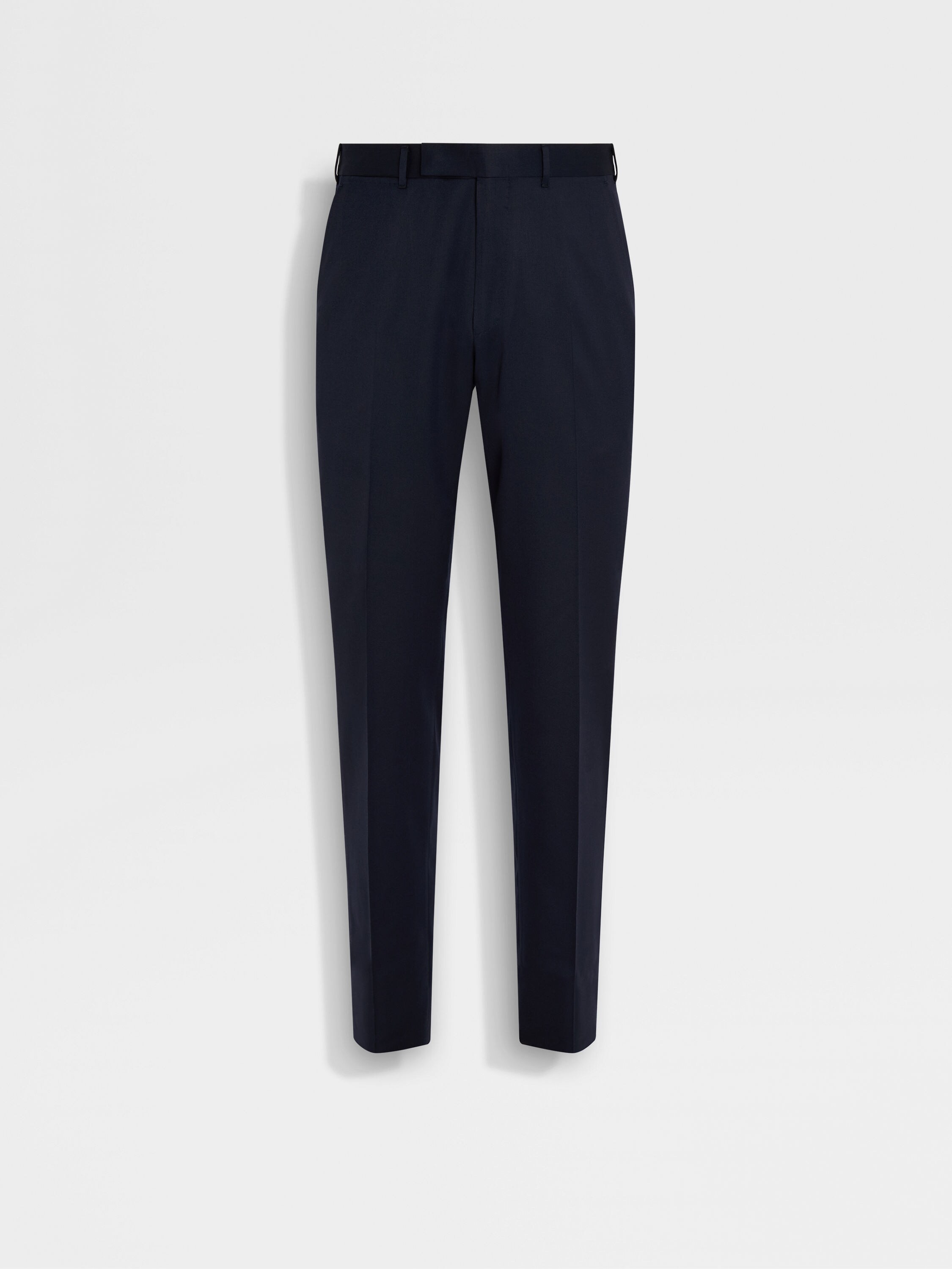 Navy Blue Centoventimila Wool Pants Product detail photo #1