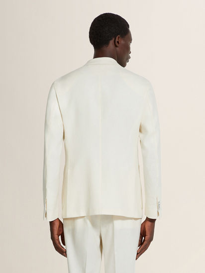 White Oasi Lino Jacket SS26 33964331 | Zegna FI