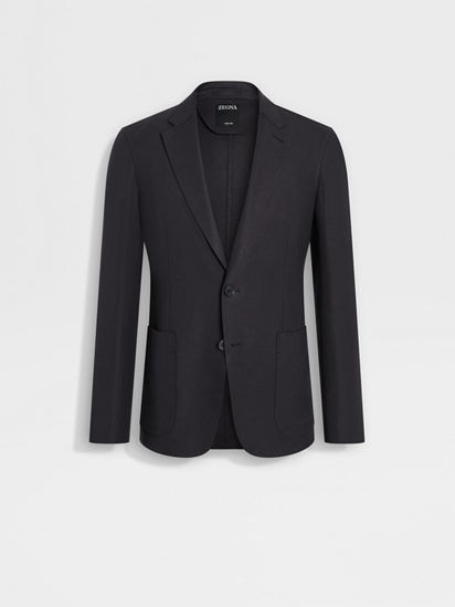 LI/RYCANVAS BOX POCKET BUTTON JACKET(S Black): Vintage 1.1