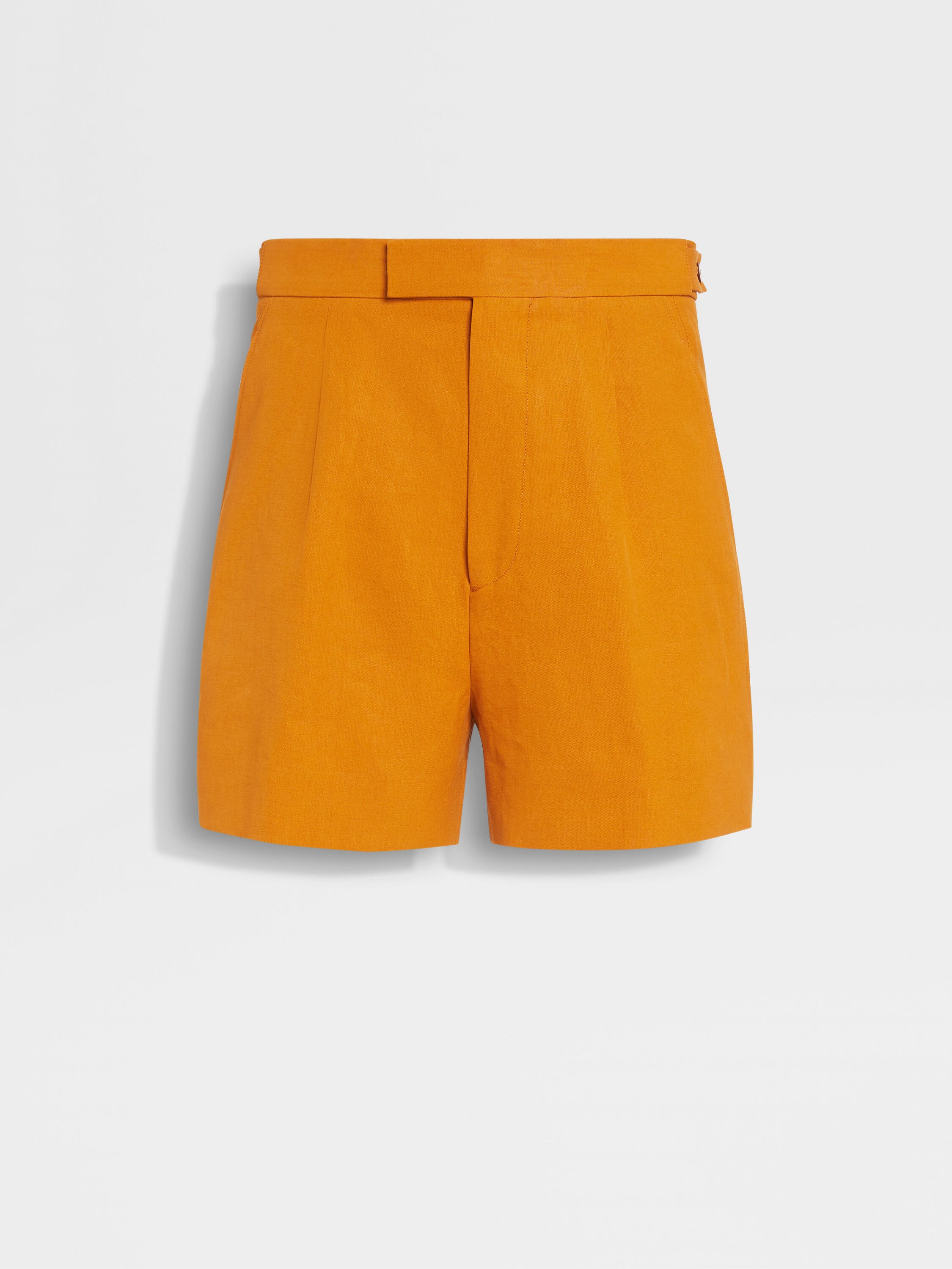 Ochre Oasi Lino Shorts Main product photo