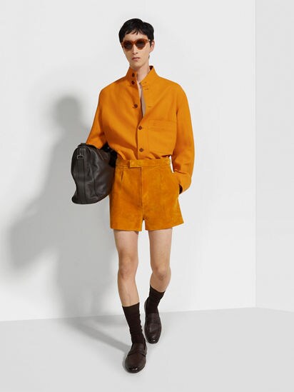 Tシャツ・カットソー ZEGNA SS25 Oasi lino overshirt (UFV60A9SOT10B B09) Oasi Lino Overshirt SS25 33825053 | Zegna US