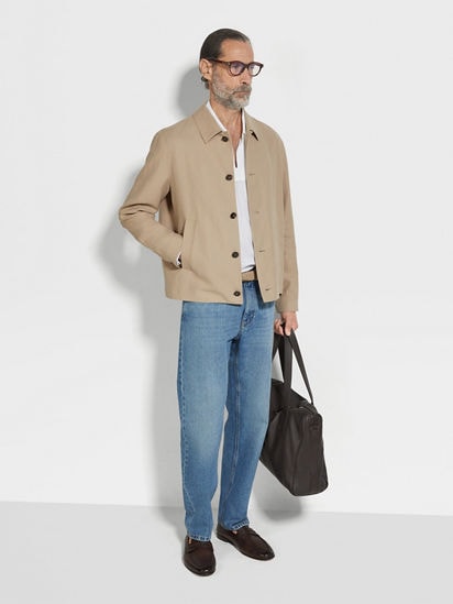 Oasi Lino チョアジャケット SS25 33743862 | Zegna JP