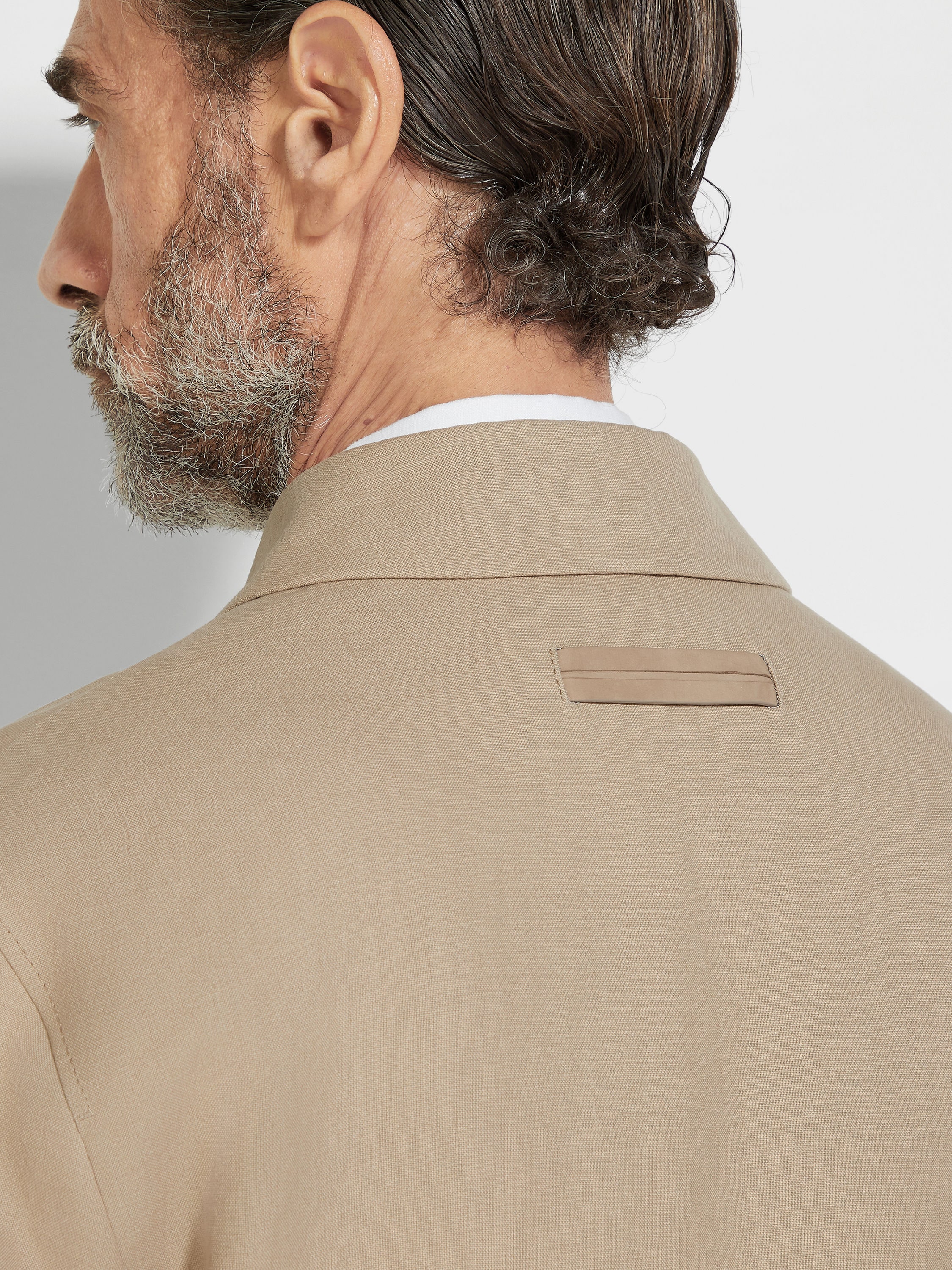 Oasi Lino Chore Jacket Product detail photo #2