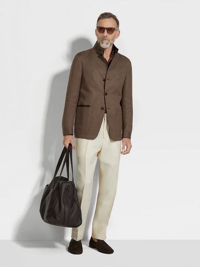 Oasi Lino Il Conte Jacket SS25 35073339 | Zegna US Oasi Lino Il Conte Jacket SS25 35073339 | Zegna US