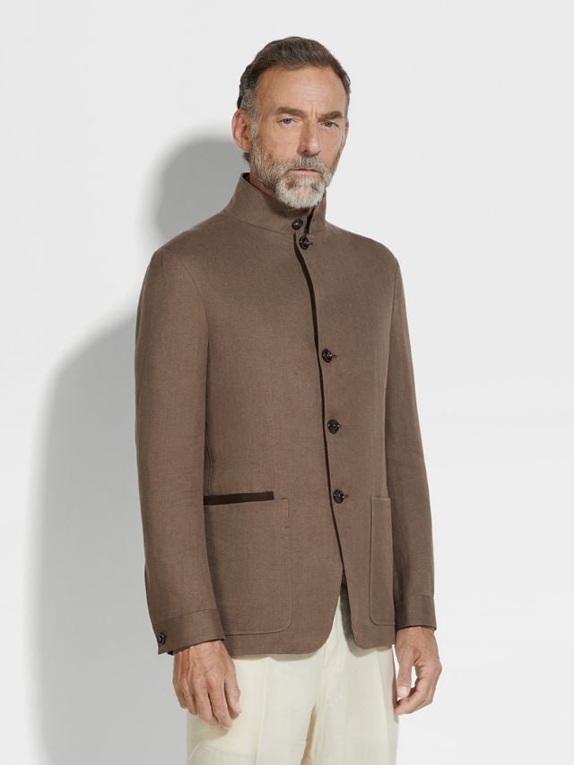 Oasi Lino Il Conte Jacket Product detail photo #3
