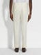 White Oasi Lino Pants Product detail photo #5