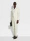 White Oasi Lino Pants Product detail photo #2