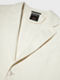 White Oasi Lino Blue Flower Jacket Product detail photo #2