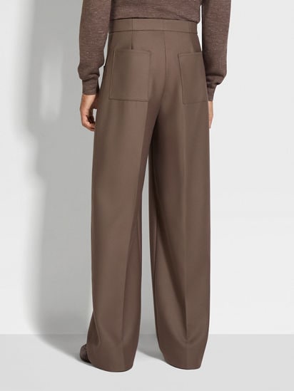 パンツ Malo FW25 Malo Trousers Brown (DMP001 F1K02E3294) Doppiaa FW24 Aacero 5 pocket pants in brown wide wale cotton