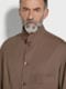 Dark Taupe Silk and Wool Overshirt Product detail photo #2