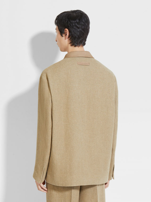 Linen Chore Jacket Product detail photo #4
