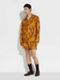 Ochre and Brick Red Oasi Lino Shorts Product detail photo #2