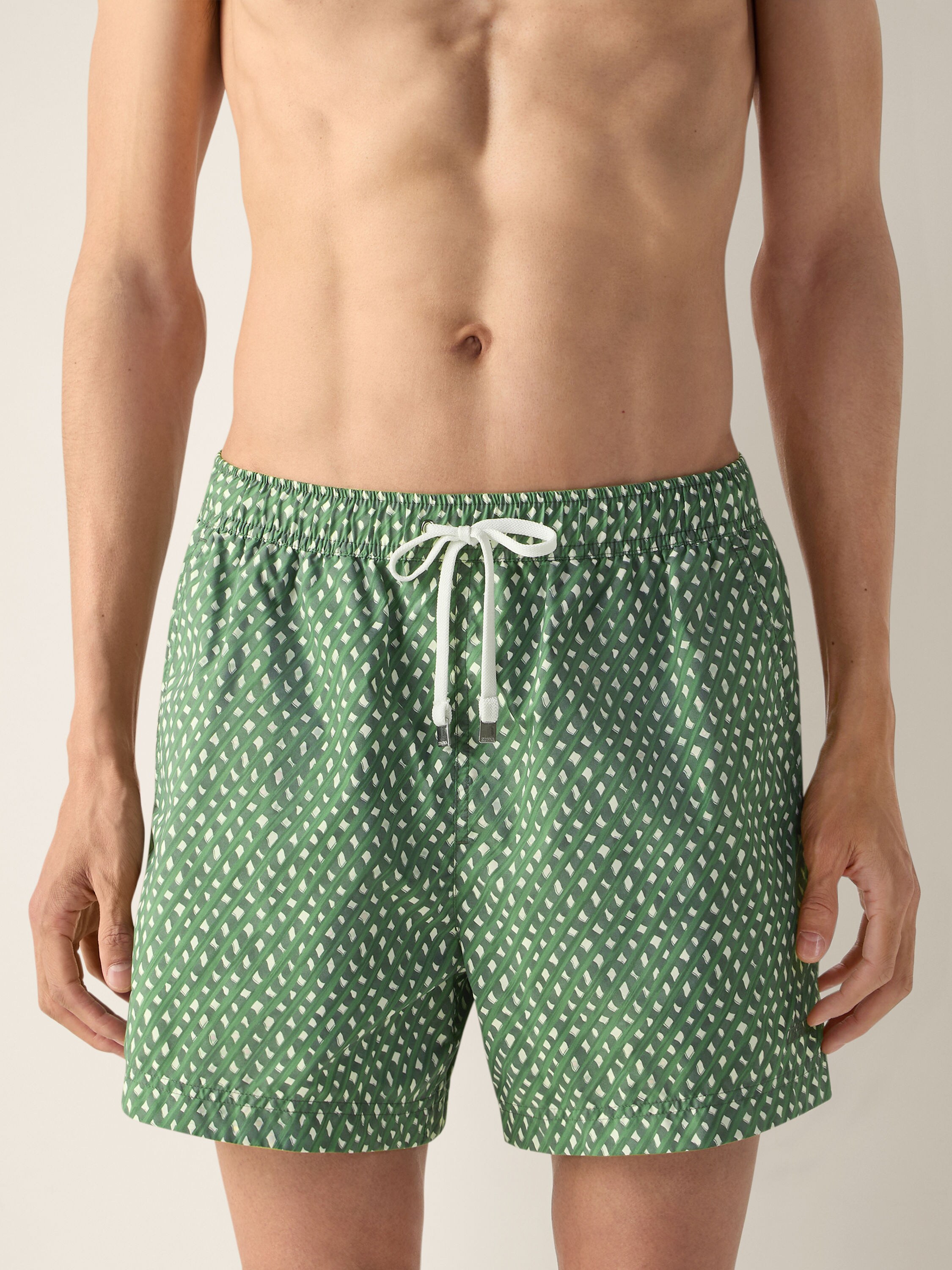 Oasi Pattern Swim Trunks Product detail photo #1