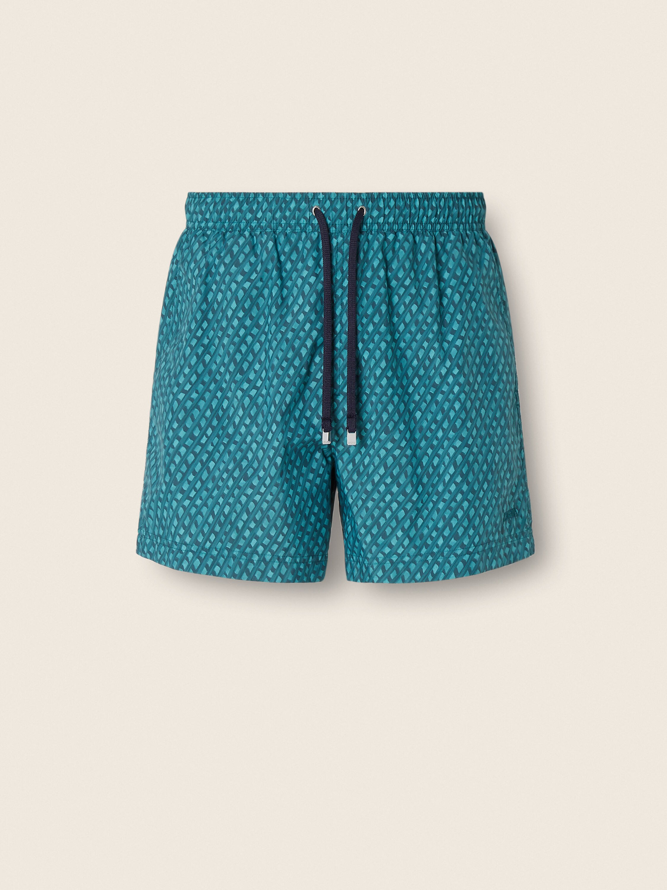 Swim Trunks mit Oasi-Netzprint Hauptproduktfoto
