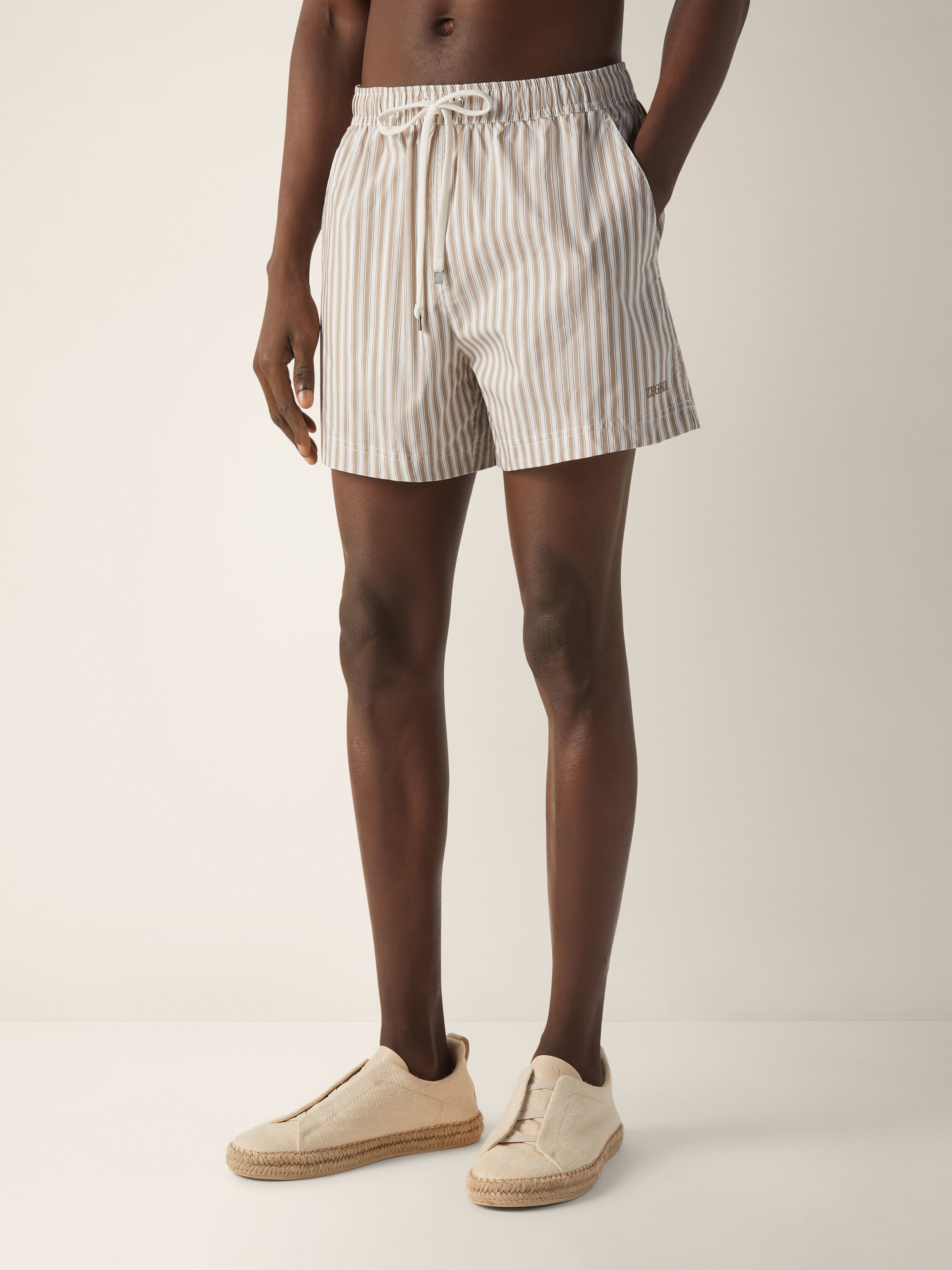 Striped Swim Trunks Product detail photo #1