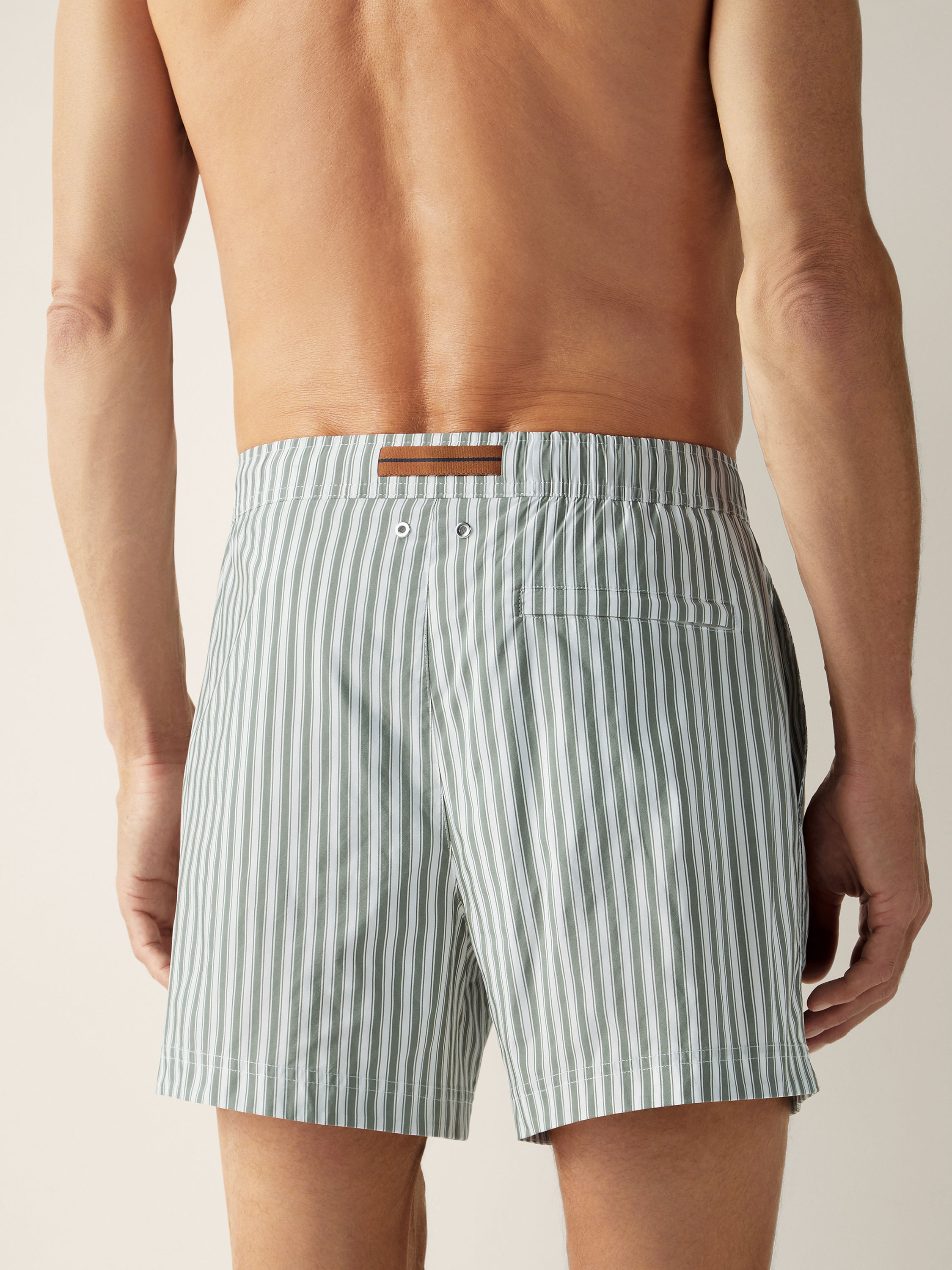 Striped Swim Trunks Product detail photo #2