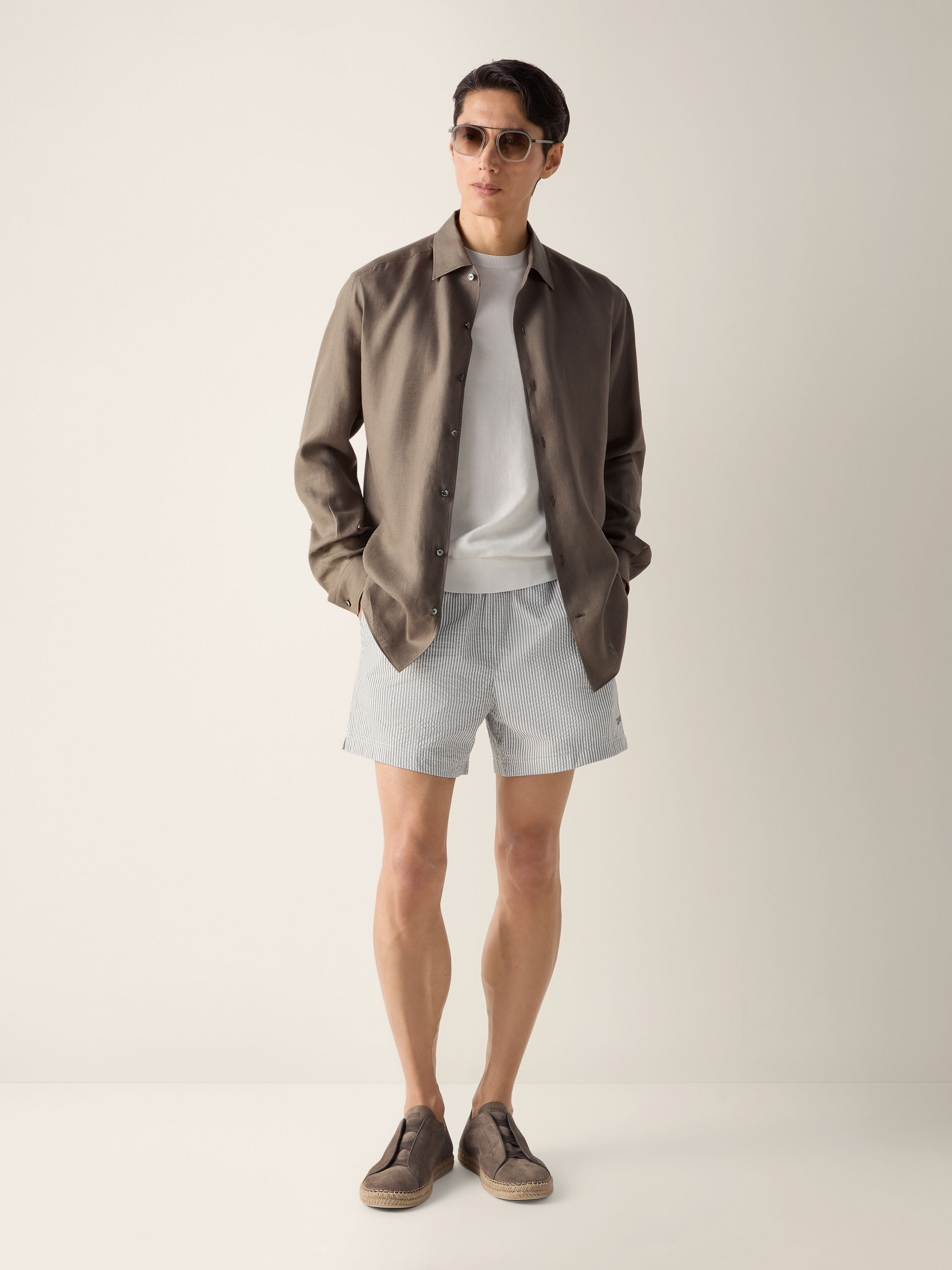 Gestreifte Trunks Detailfoto #3 des Produkts