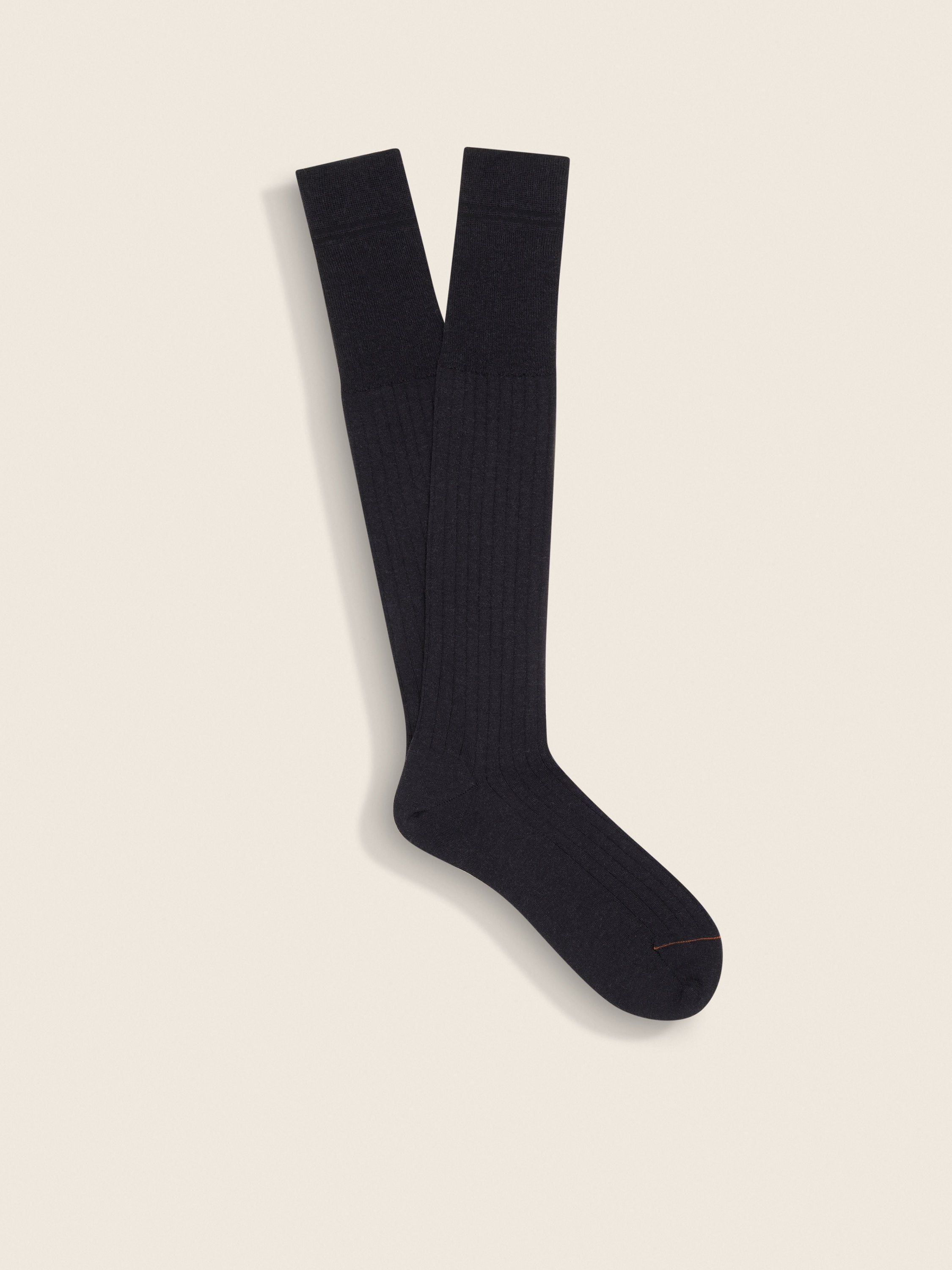 Socken aus Baumwolle, Kaschmir und Seide in Marineblau Hauptproduktfoto
